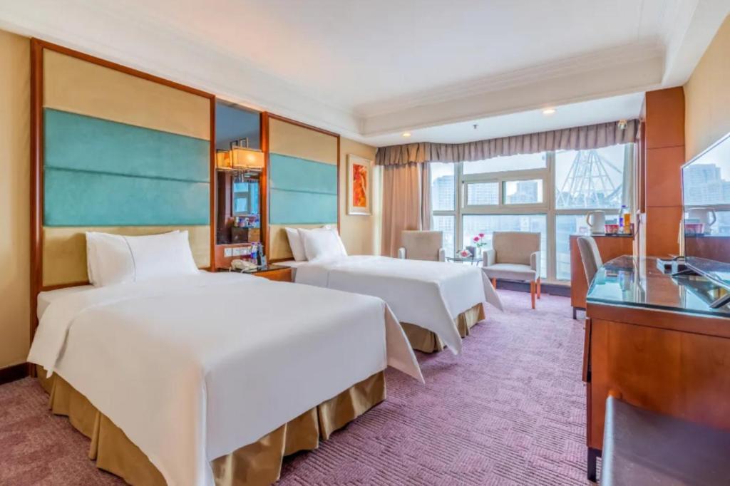 Linyi Blue Horizon Intenational Hotel Exterior foto