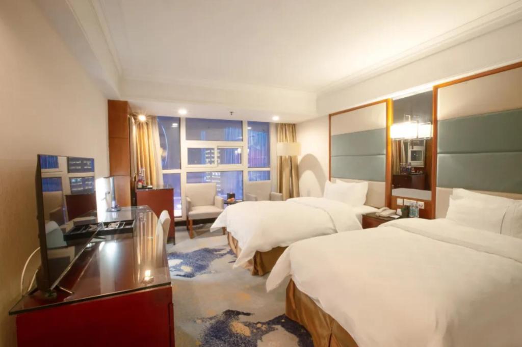 Linyi Blue Horizon Intenational Hotel Exterior foto
