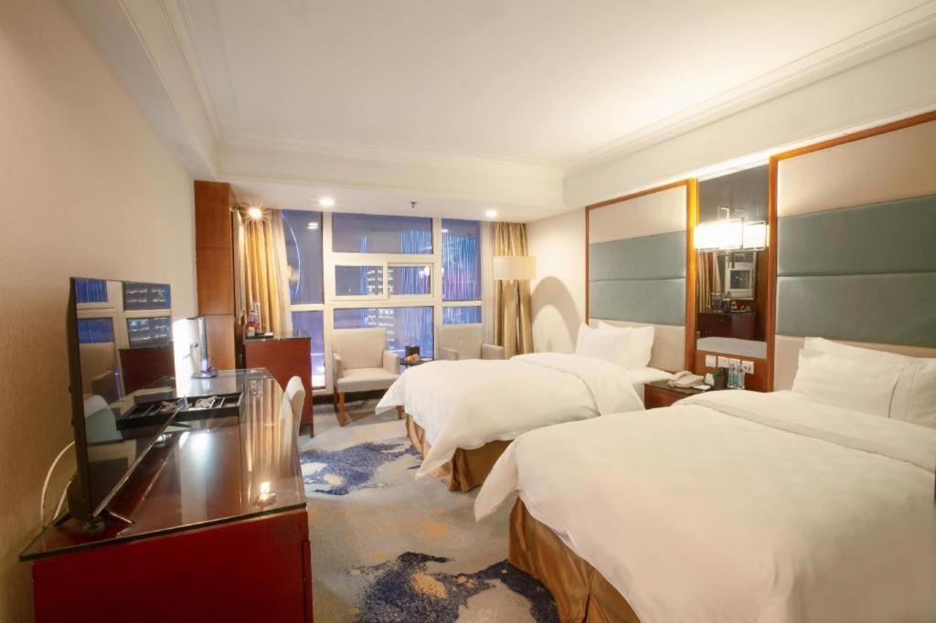 Linyi Blue Horizon Intenational Hotel Exterior foto
