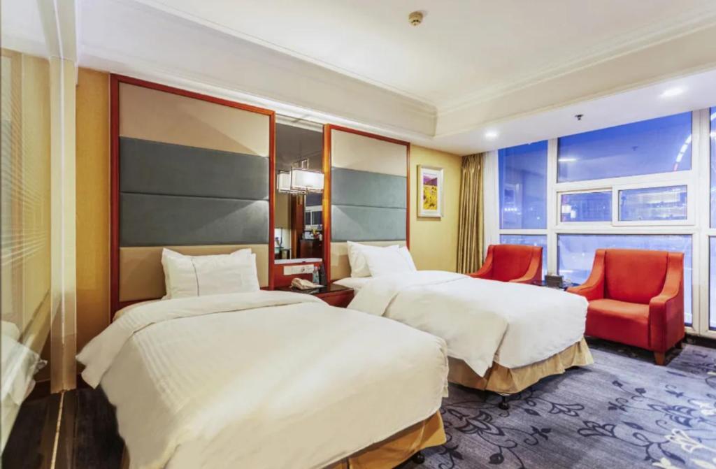 Linyi Blue Horizon Intenational Hotel Exterior foto